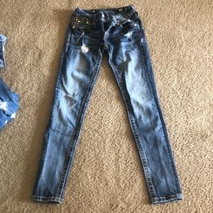 Miss Me skinny jeans size 25